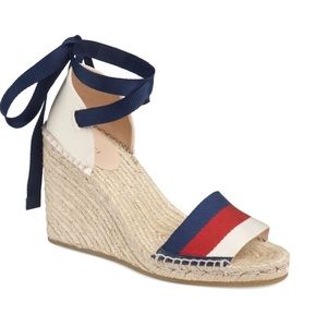 Gucci Red, White and Blue Sylvia Espadrille NEW
